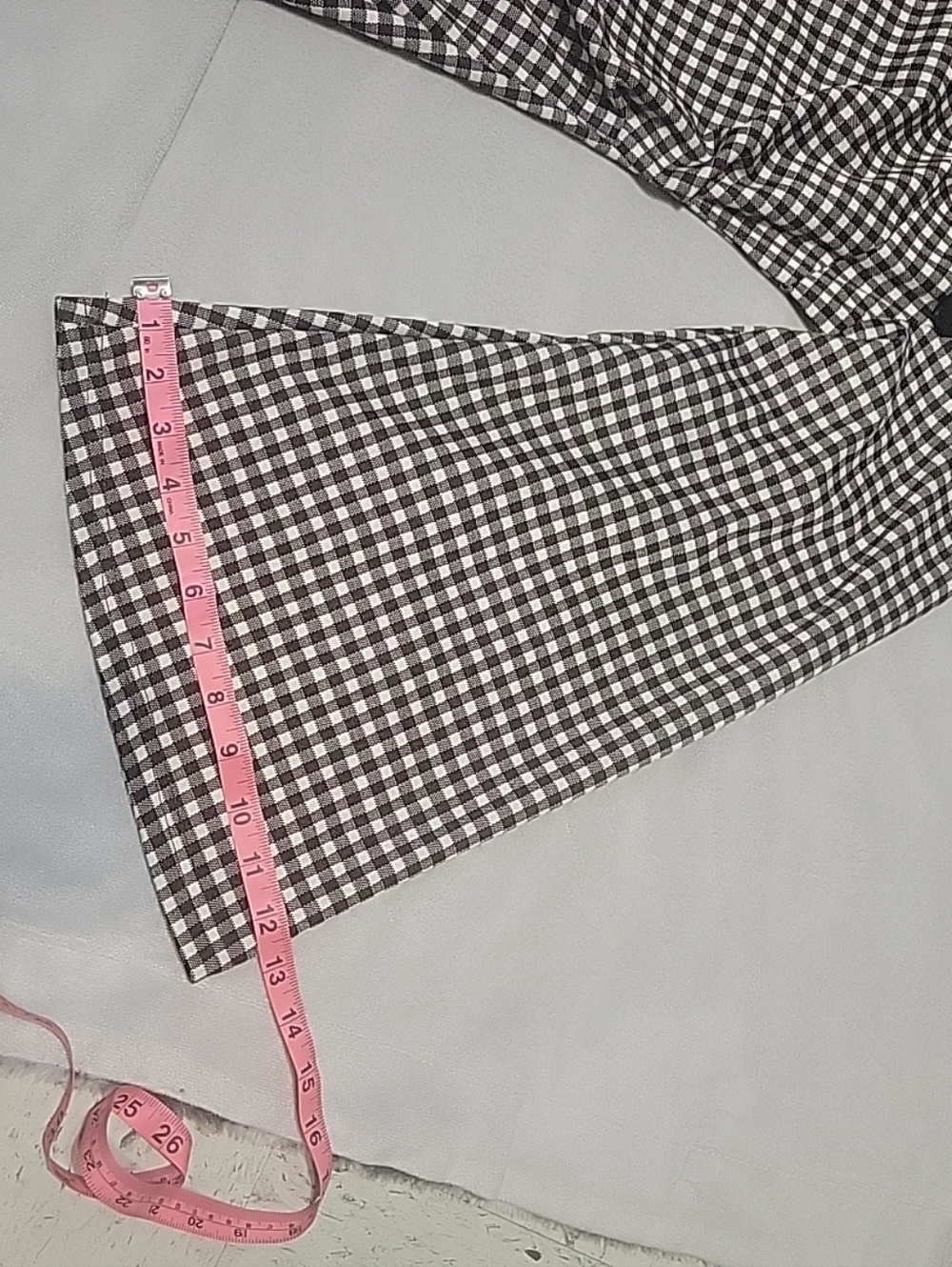Cider Curby Houndstooth Tie-Shoulder Mini Dress in Black and Cream 4XL New - Picture 8 of 8